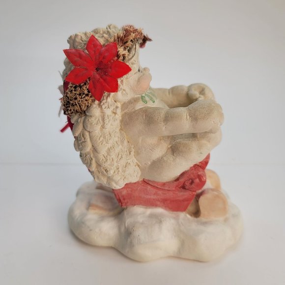 Dreamsicles Angel in Red Sleigh Winter Stamped Figurine Cast Art 1994 JJ3272 - Picture 3 of 7